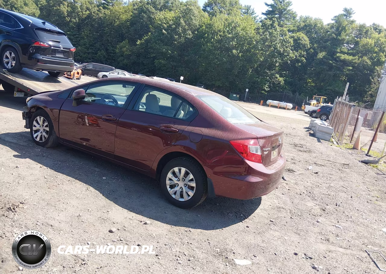 2012 Honda Civic Lx VIN:2HGFB2F59CH600746 - 3