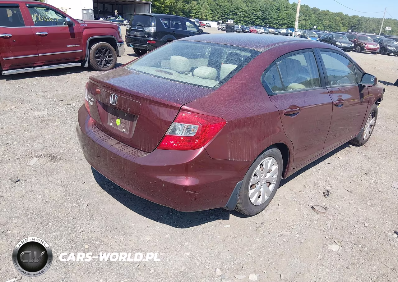 2012 Honda Civic Lx VIN:2HGFB2F59CH600746 - 4