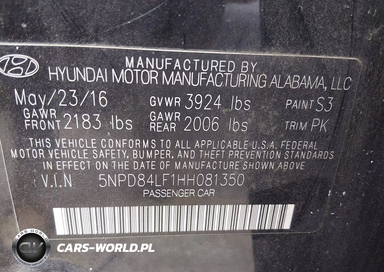 2017 Hyundai Elantra Se VIN:5NPD84LF1HH081350 - 9