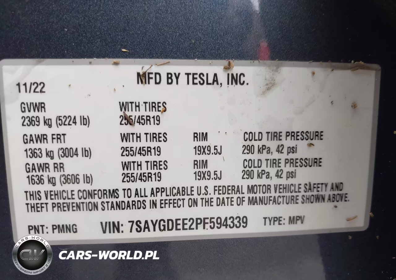 2023 Tesla Model Y Awd-Long Range Dual Motor All-Wheel Drive VIN:7SAYGDEE2PF594339 - 8