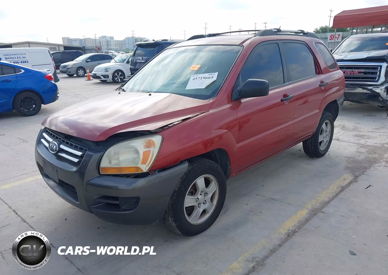 2007 Kia Sportage Lx VIN:KNDJF724477443572 - 2