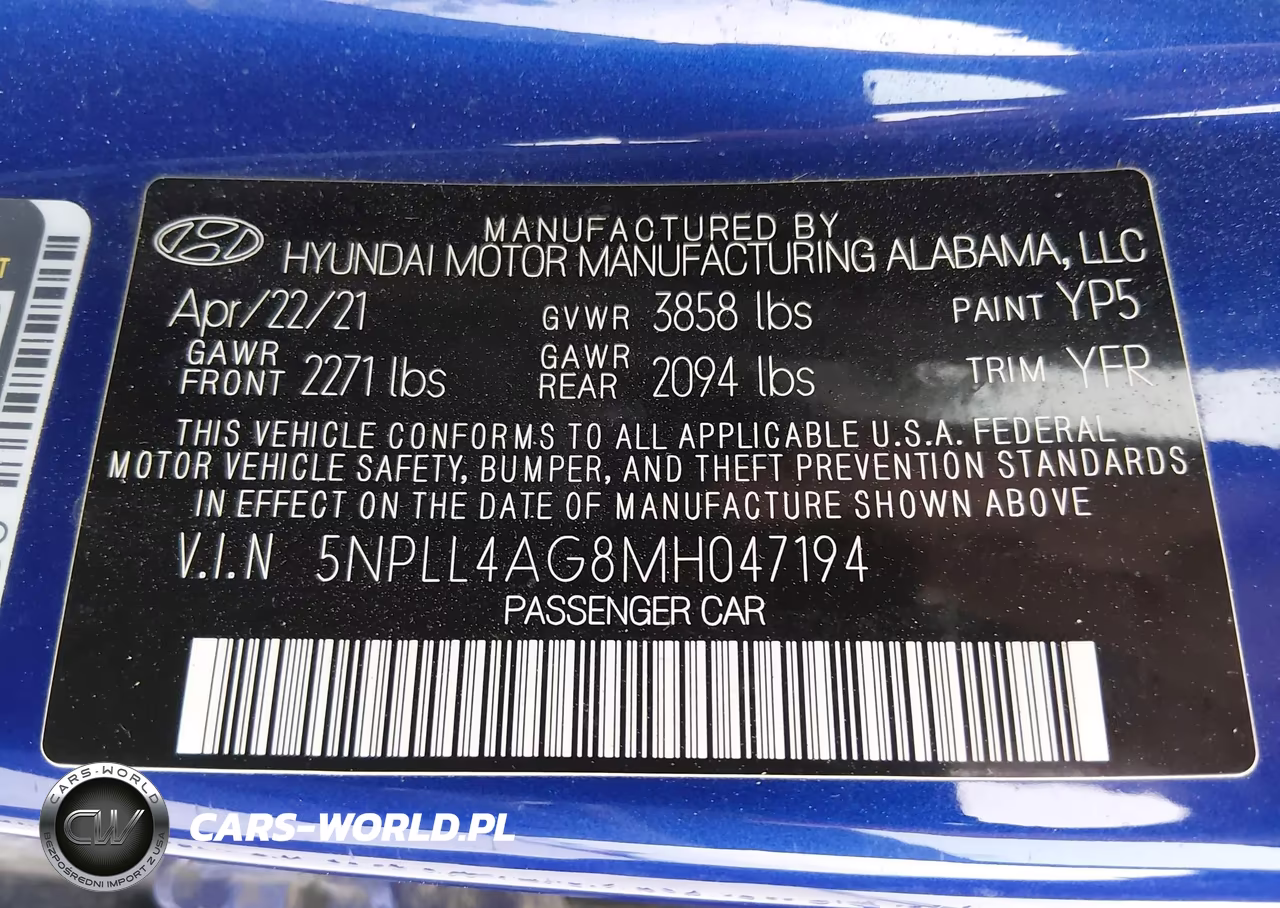 2021 Hyundai Elantra Se VIN:5NPLL4AG8MH047194 - 9