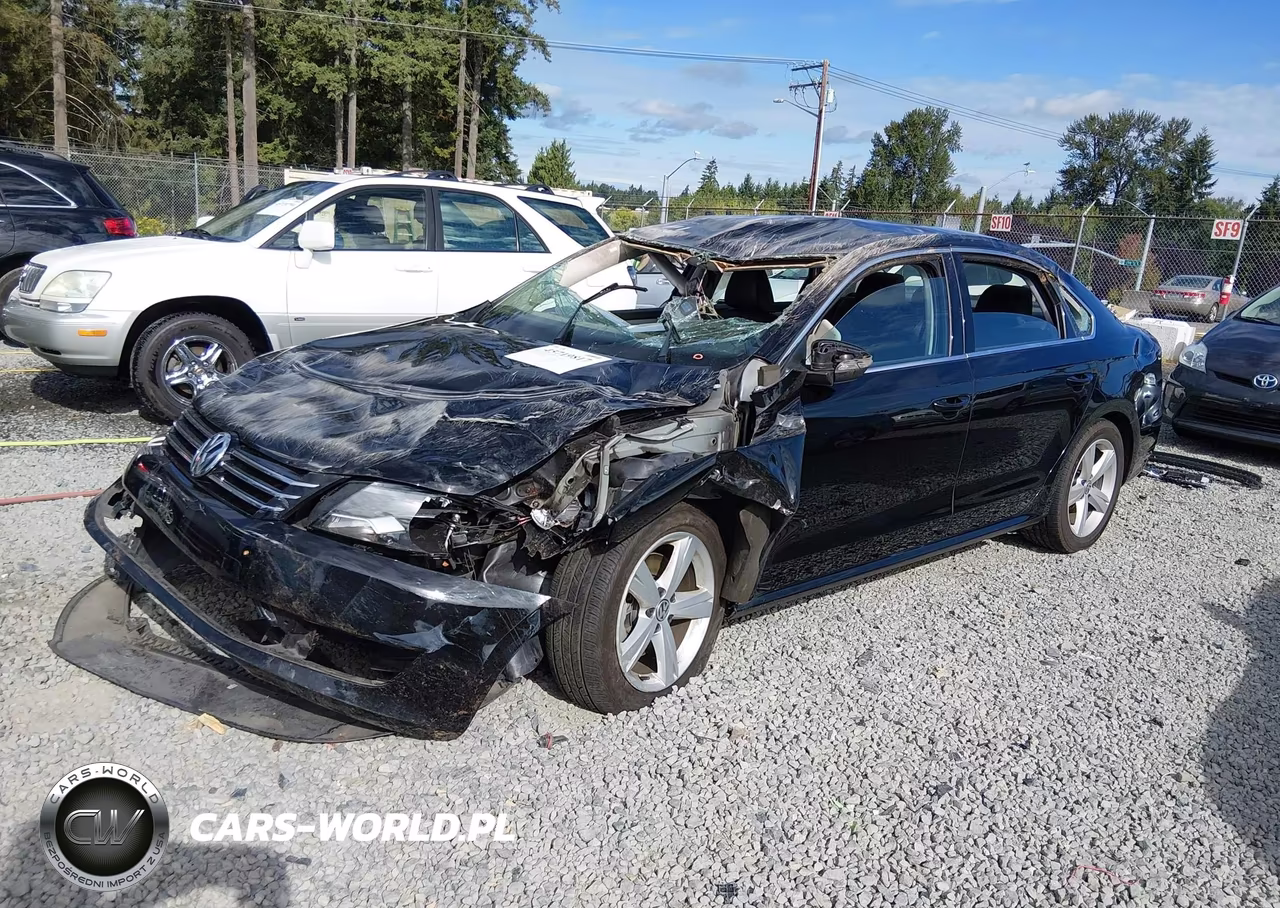 2012 Volkswagen Passat 2.5L Se VIN:1VWBP7A38CC089547 - 2