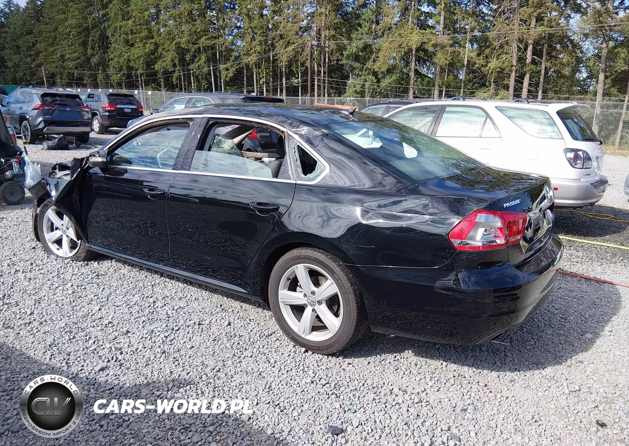 2012 Volkswagen Passat 2.5L Se VIN:1VWBP7A38CC089547 - 3