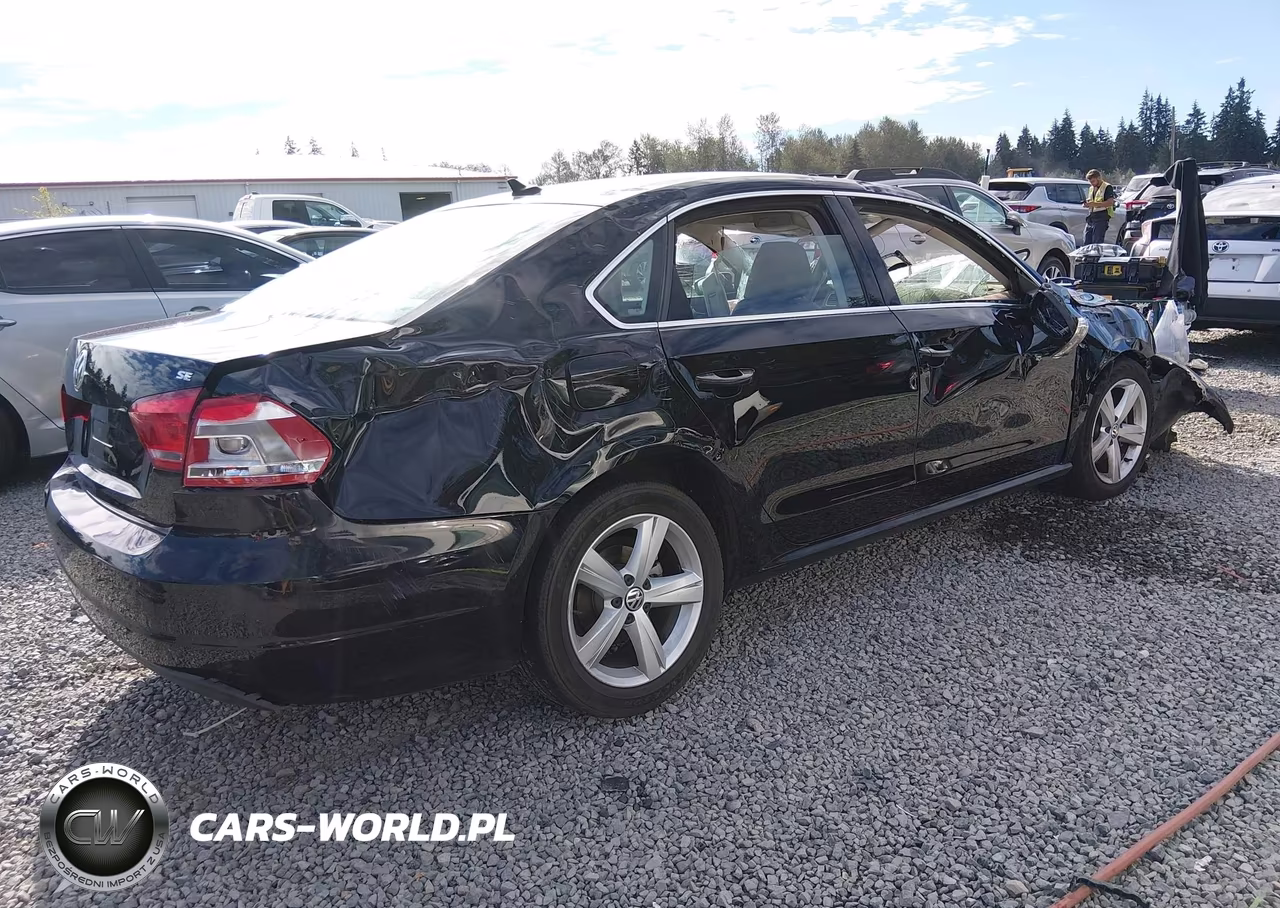 2012 Volkswagen Passat 2.5L Se VIN:1VWBP7A38CC089547 - 4