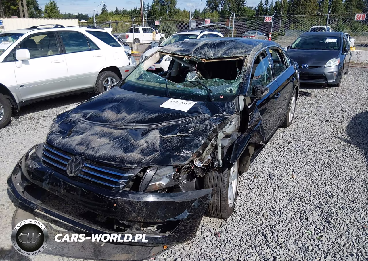 2012 Volkswagen Passat 2.5L Se VIN:1VWBP7A38CC089547 - 6