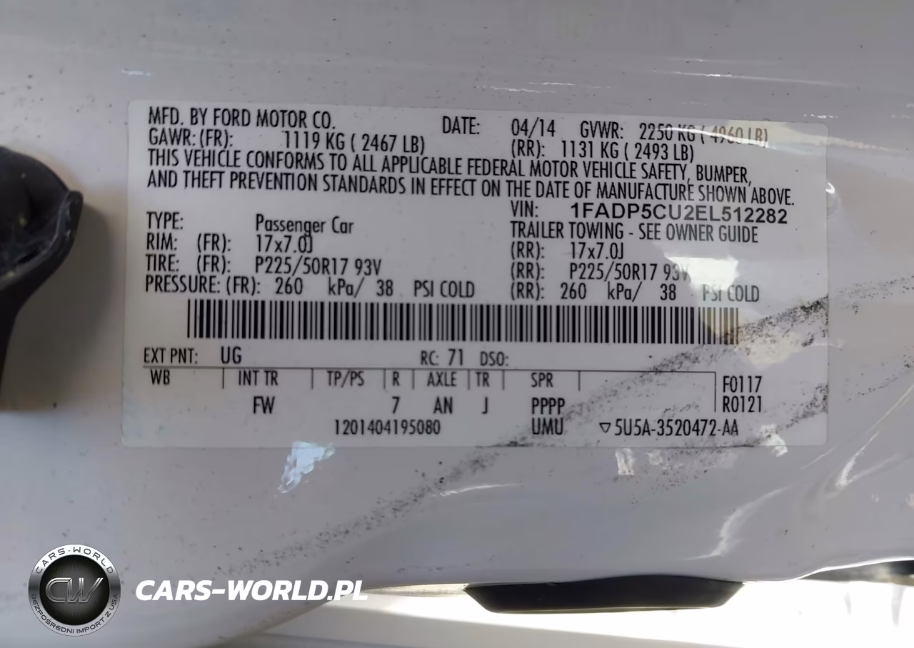 2014 Ford C-Max Energi Sel VIN:1FADP5CU2EL512282 - 9