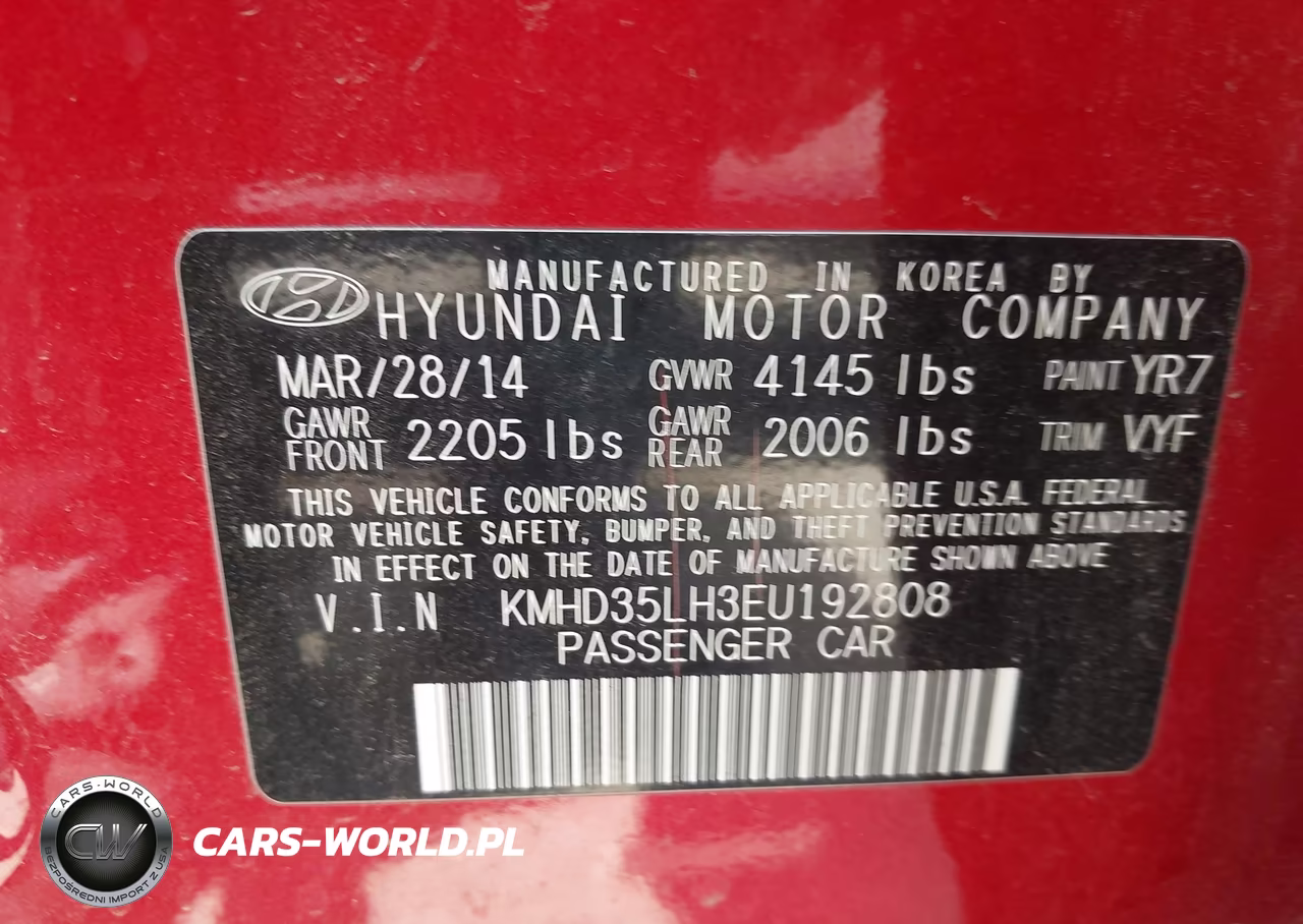 2014 Hyundai Elantra Gt VIN:KMHD35LH3EU192808 - 9