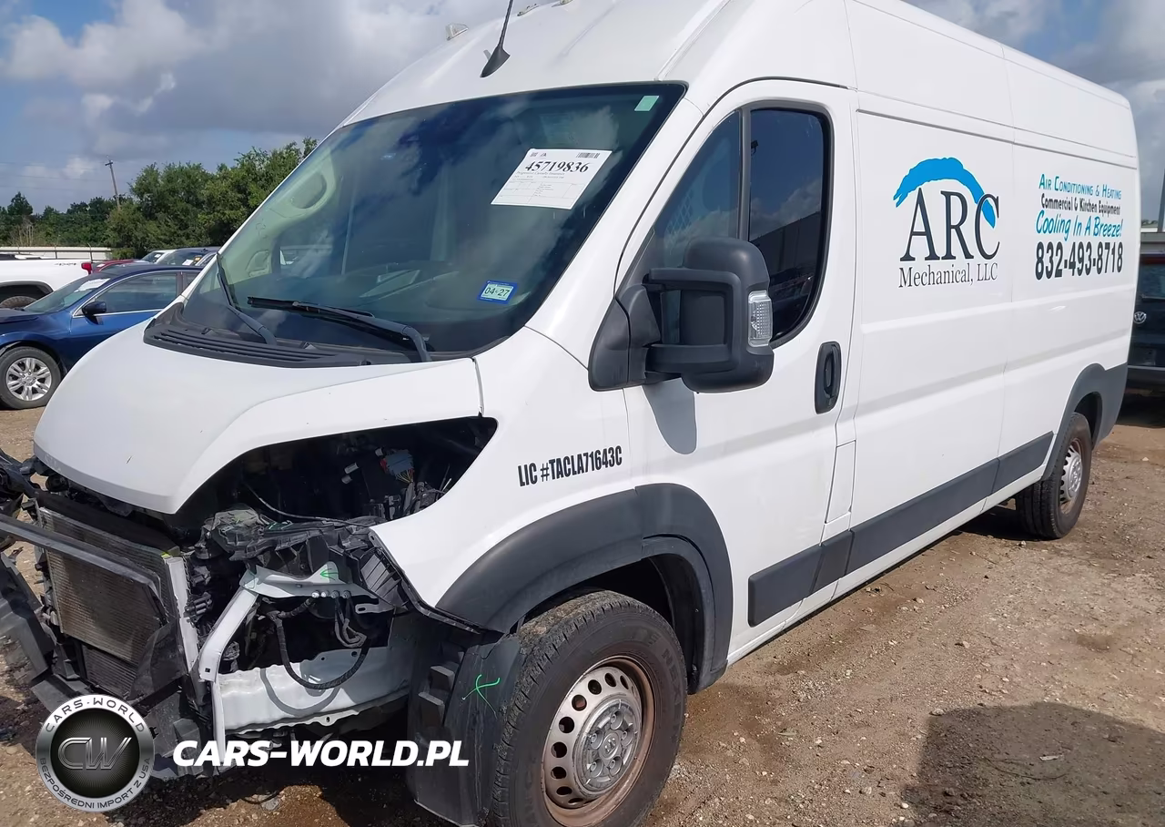2024 Ram Promaster 2500 Tradesman High Roof 159 Wb W-Pass Seat VIN:3C6LRVDG6RE132540 - 2
