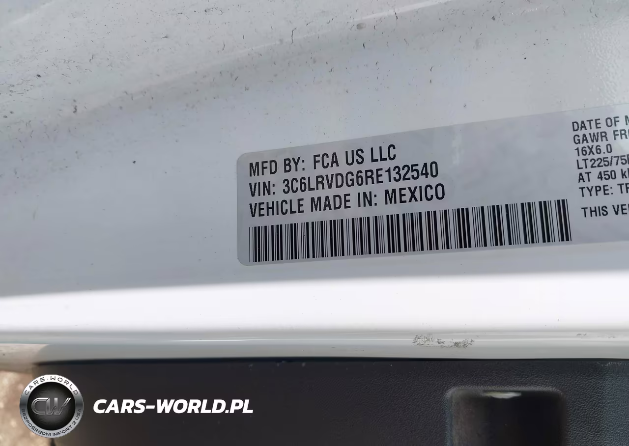 2024 Ram Promaster 2500 Tradesman High Roof 159 Wb W-Pass Seat VIN:3C6LRVDG6RE132540 - 9