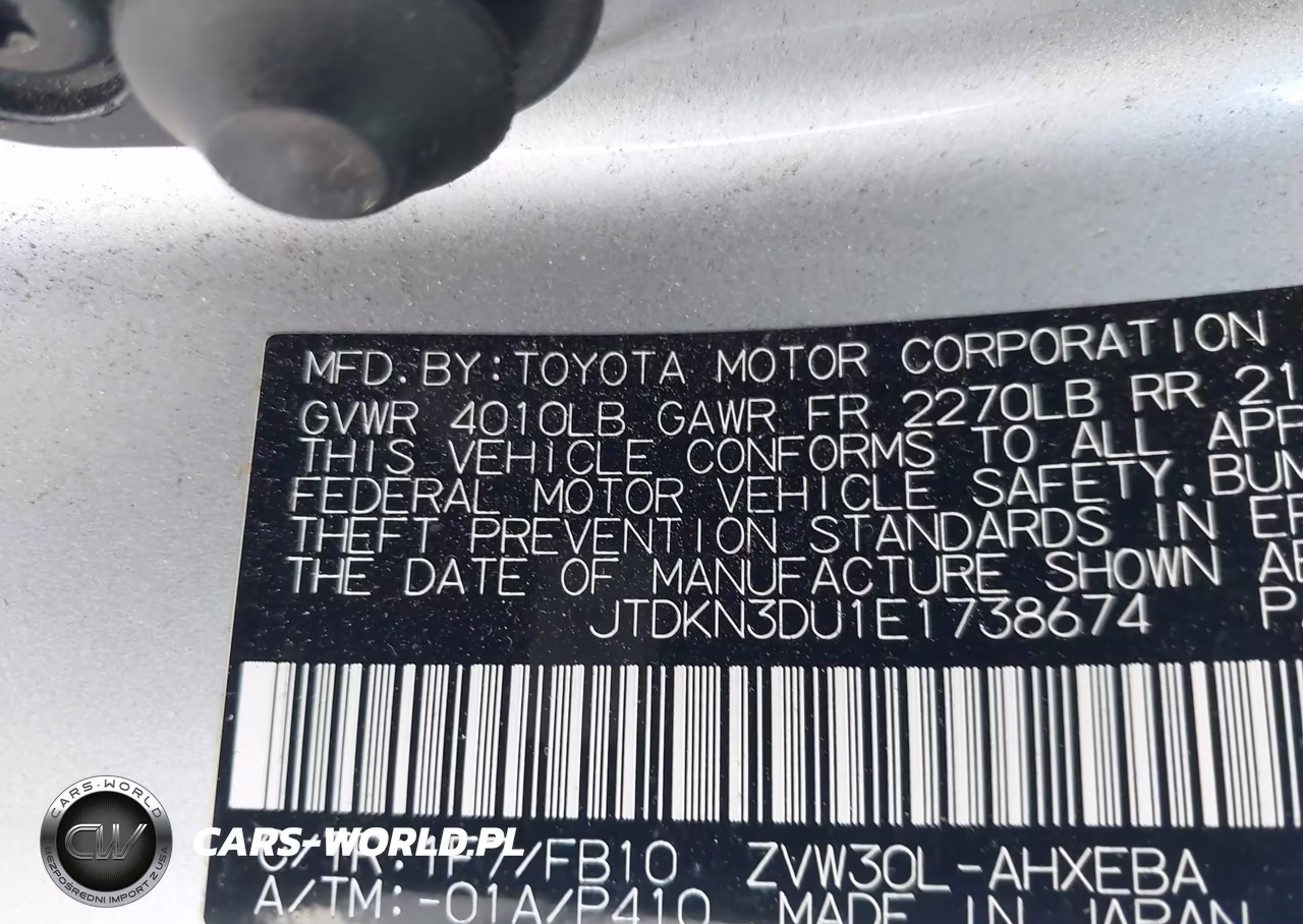 2014 Toyota Prius Three VIN:JTDKN3DU1E1738674 - 9