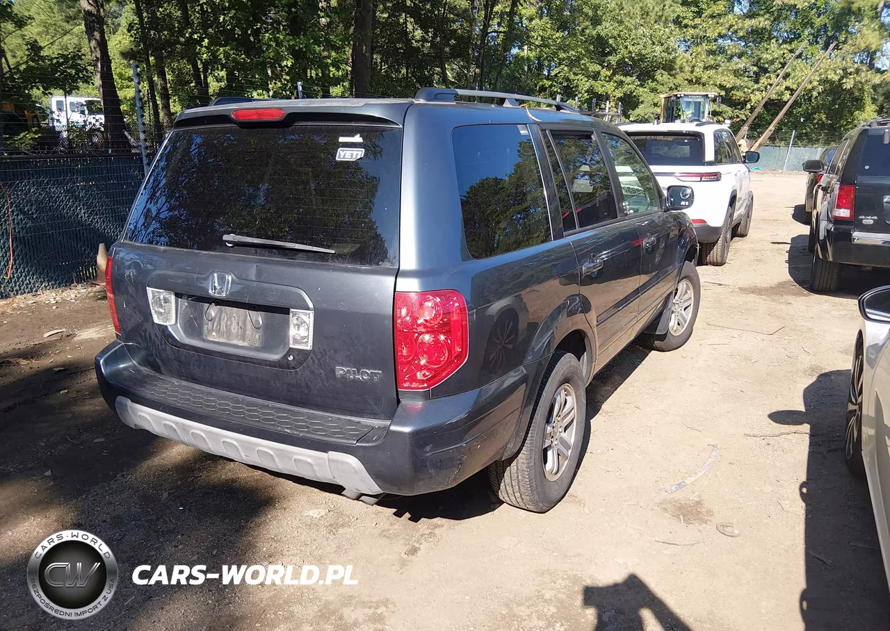 2005 Honda Pilot Ex-L VIN:5FNYF185X5B051294 - 4