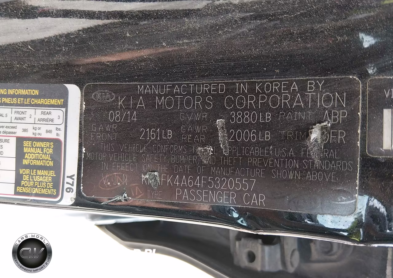 2015 Kia Forte Lx VIN:KNAFK4A64F5320557 - 9