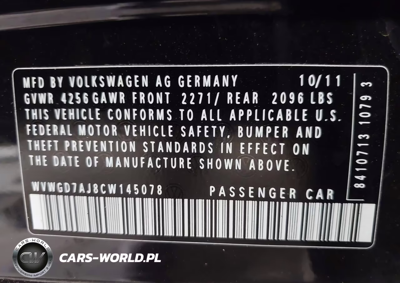 2012 Volkswagen Gti 4-Door-4-Door Autobahn VIN:WVWGD7AJ8CW145078 - 9