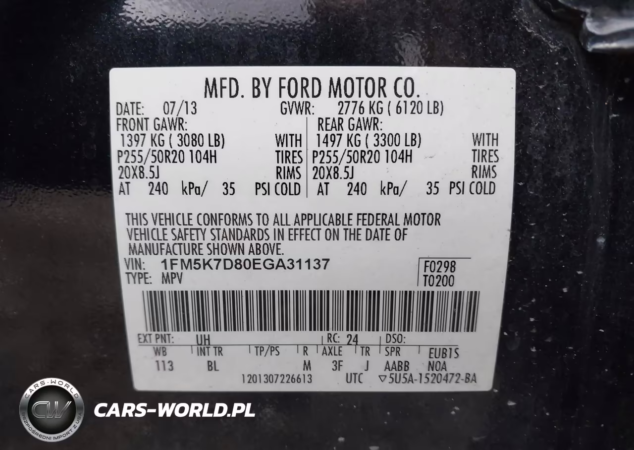 2014 Ford Explorer Xlt VIN:1FM5K7D80EGA31137 - 9