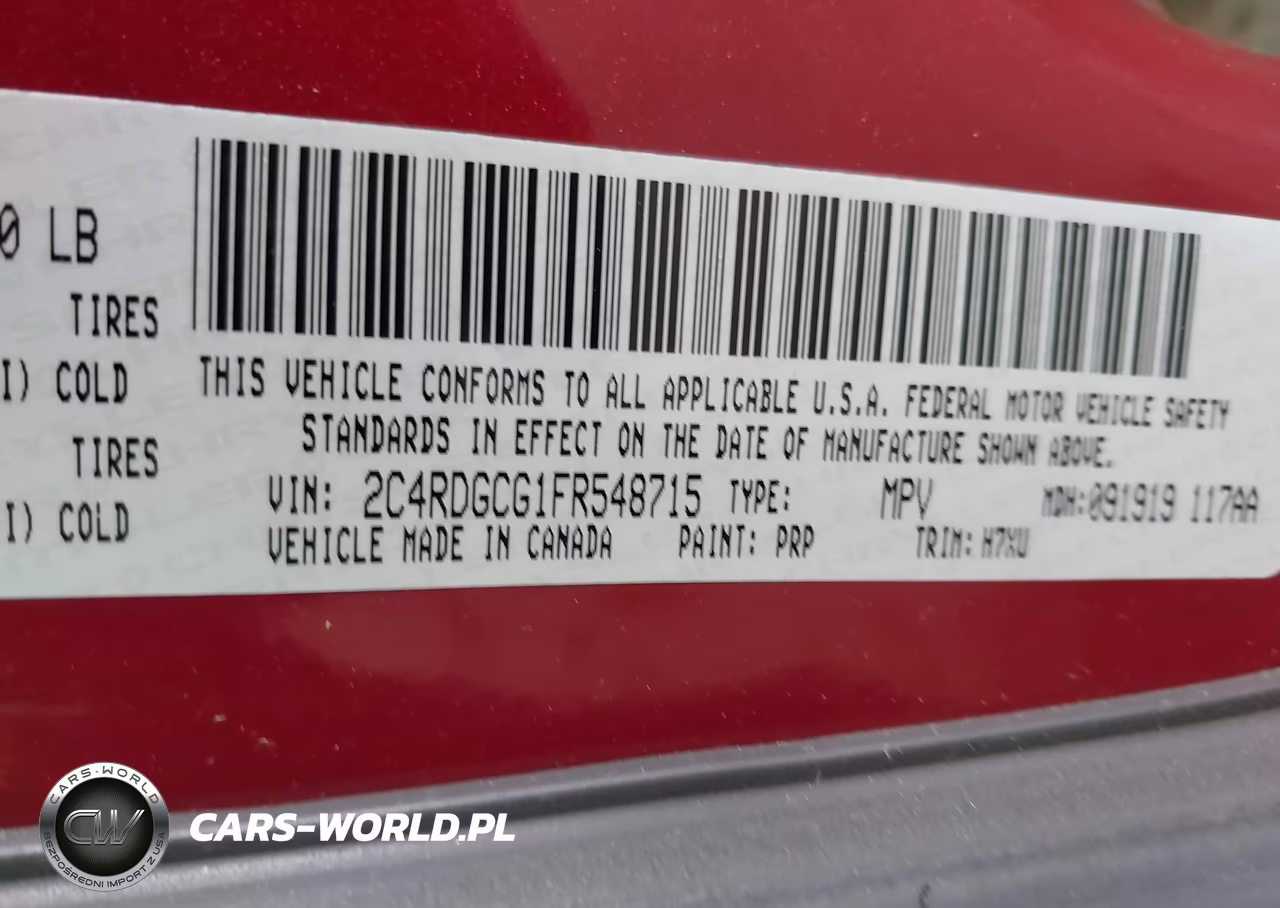 2015 Dodge Grand Caravan Sxt VIN:2C4RDGCG1FR548715 - 9