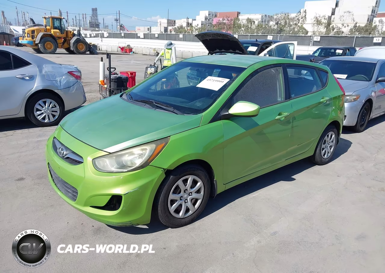 2012 Hyundai Accent Gs VIN:KMHCT5AE0CU017014 - 2