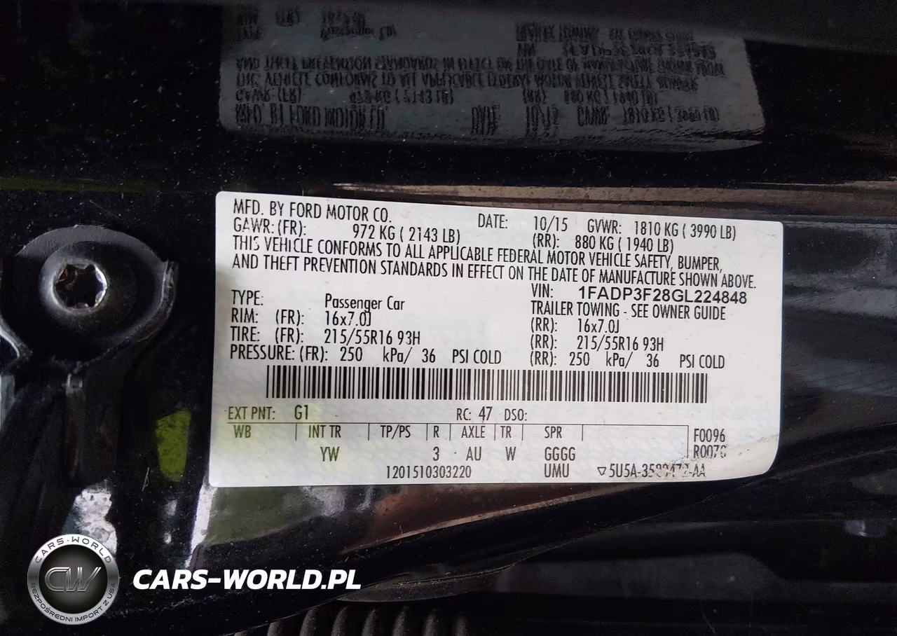 2016 Ford Focus Se VIN:1FADP3F28GL224848 - 9
