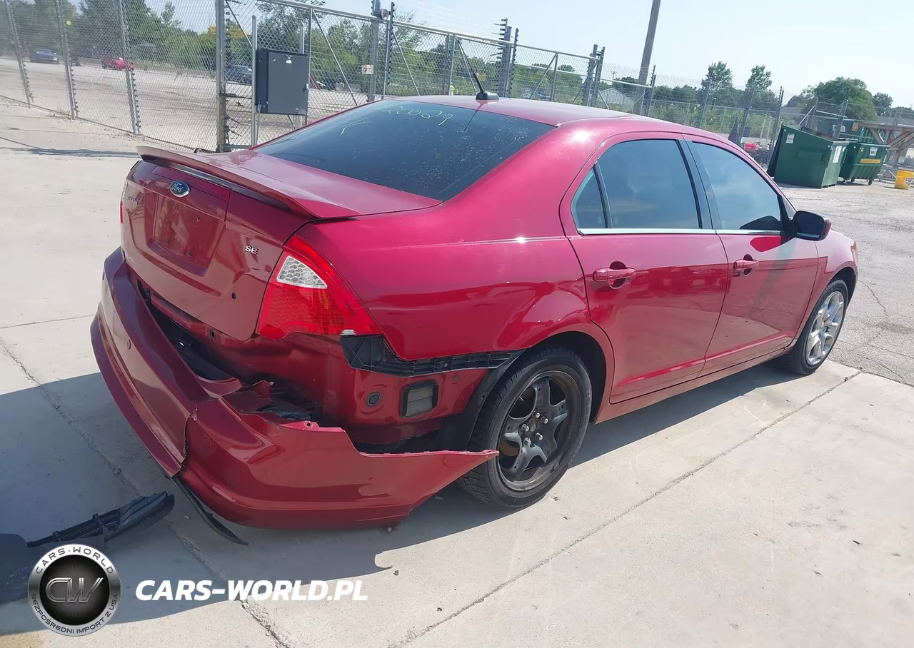 2010 Ford Fusion Se VIN:3FAHP0HA5AR221371 - 4