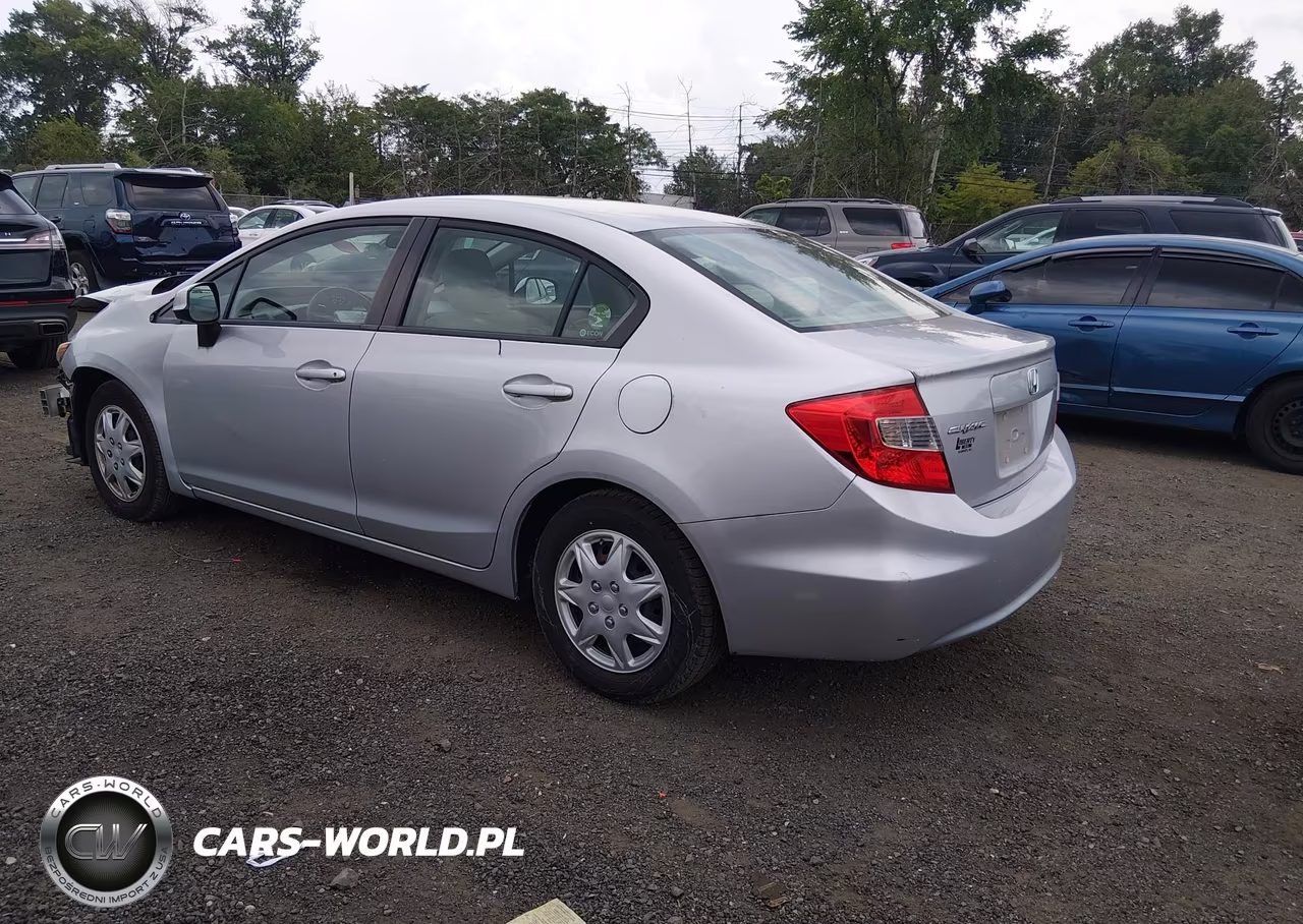 2012 Honda Civic Lx VIN:19XFB2F54CE332358 - 3