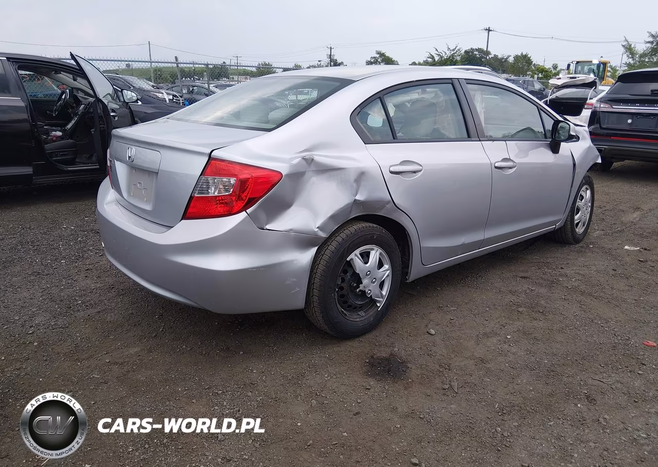 2012 Honda Civic Lx VIN:19XFB2F54CE332358 - 4