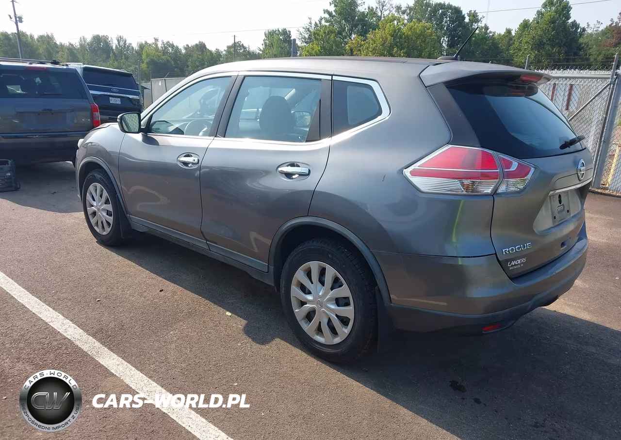 2015 Nissan Rogue S VIN:KNMAT2MT1FP565787 - 3
