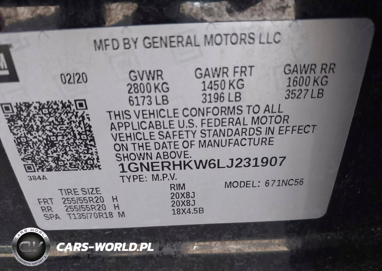 2020 Chevrolet Traverse Fwd Lt Leather VIN:1GNERHKW6LJ231907 - 9