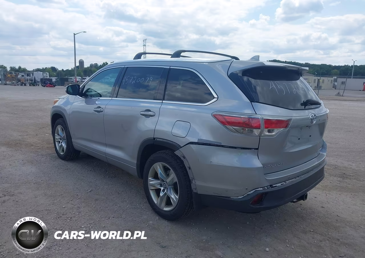 2016 Toyota Highlander Limited V6 VIN:5TDDKRFH0GS334551 - 3