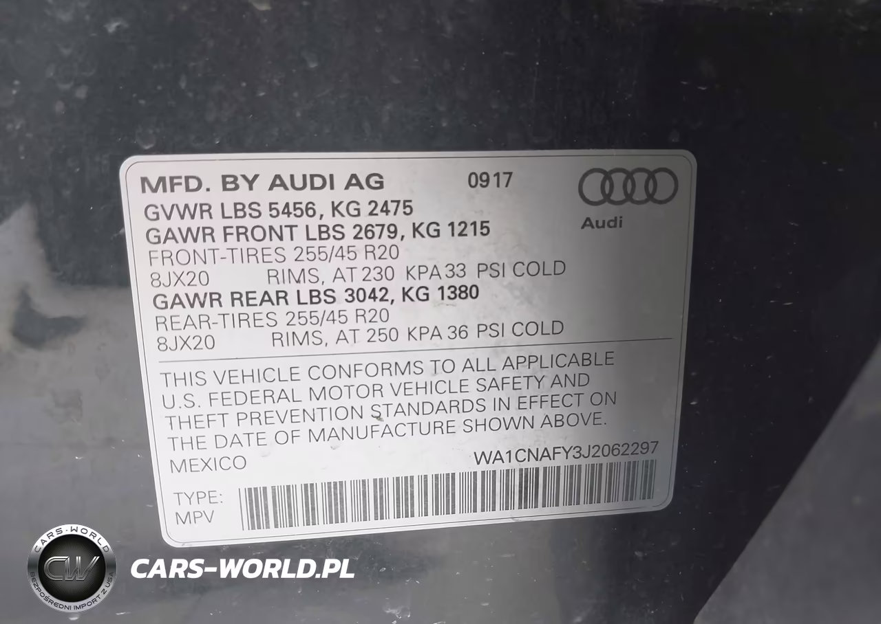 2018 Audi Q5 2.0T Premium VIN:WA1CNAFY3J2062297 - 9