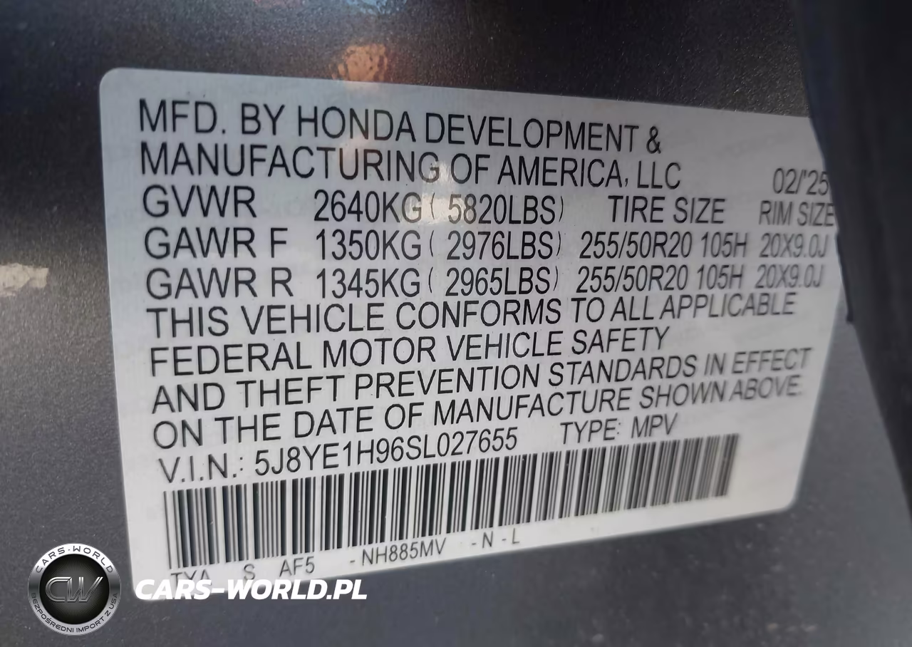 2025 Acura Mdx A-Spec Advance Package VIN:5J8YE1H96SL027655 - 9