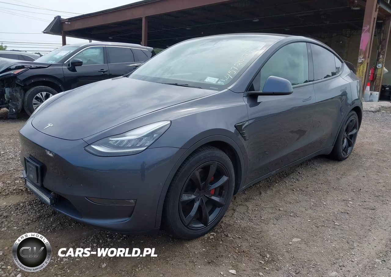 2021 Tesla Model Y Long Range Dual Motor All-Wheel Drive VIN:5YJYGDEE0MF087870 - 2