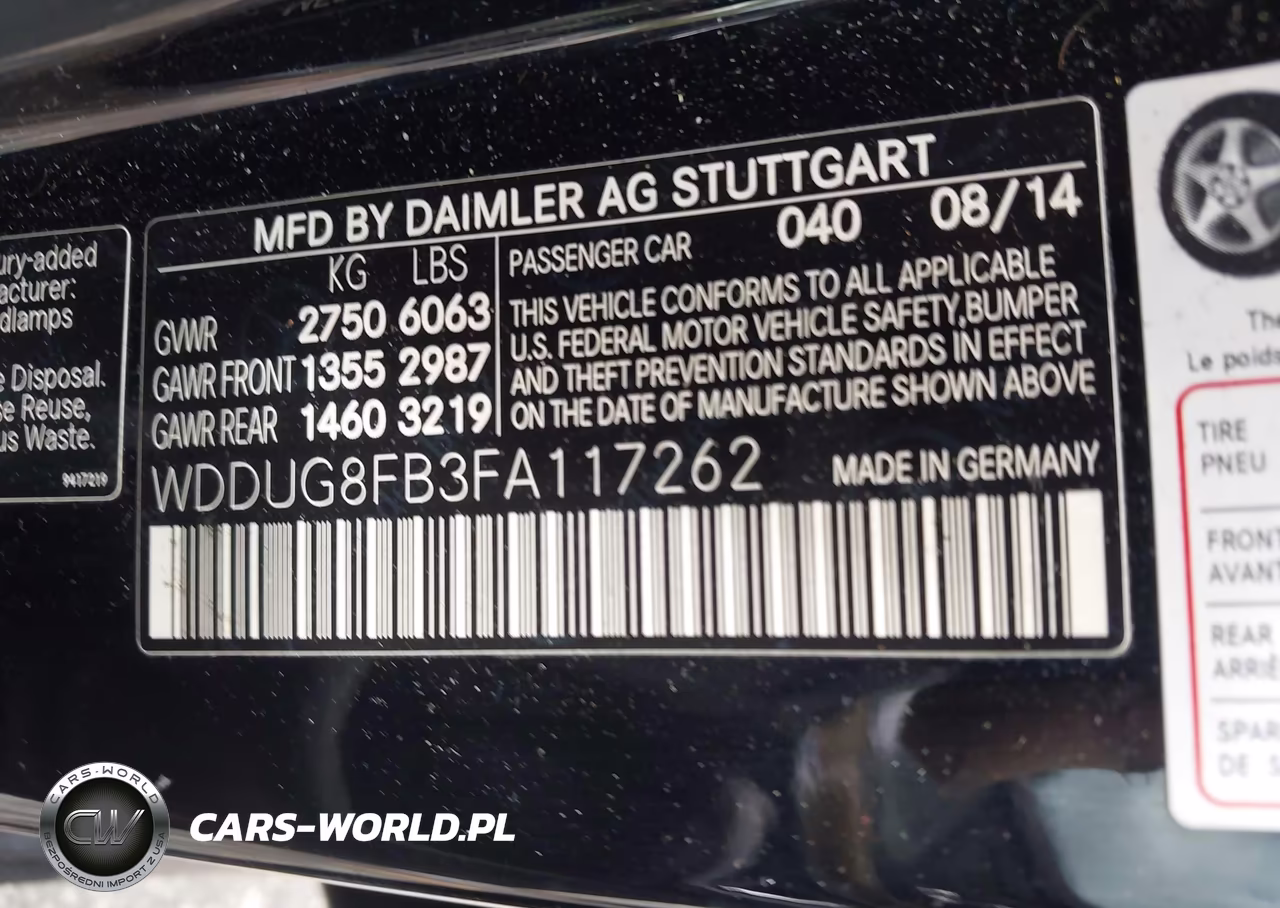 2015 Mercedes-Benz S 550 4Matic VIN:WDDUG8FB3FA117262 - 9