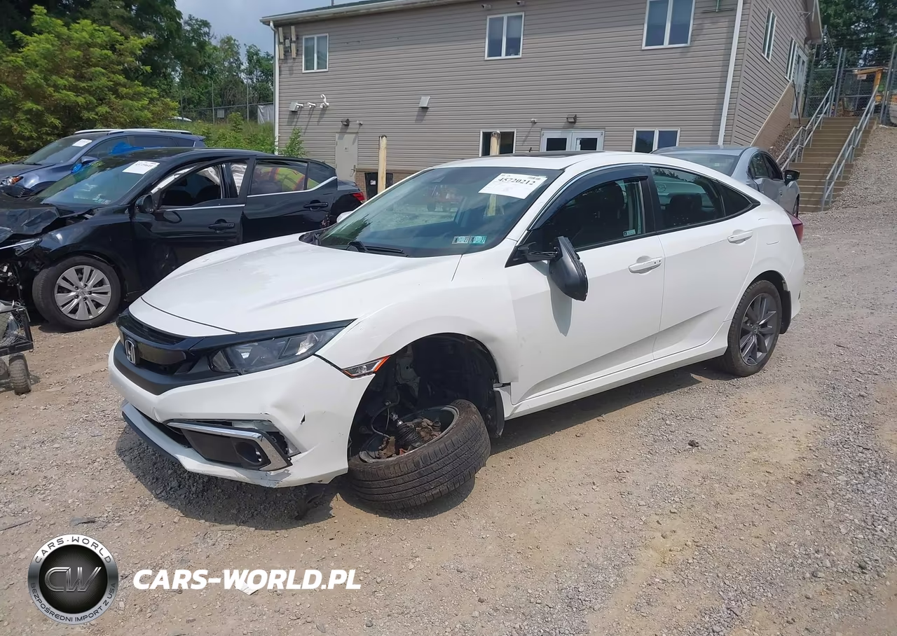 2019 Honda Civic Ex-L VIN:2HGFC1F73KH651182 - 2
