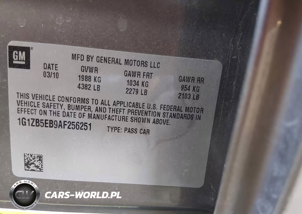 2010 Chevrolet Malibu Ls VIN:1G1ZB5EB9AF256251 - 9
