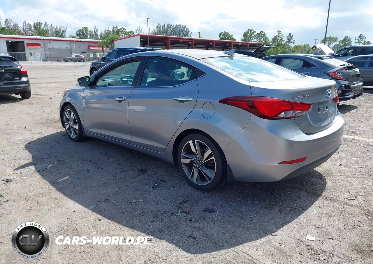 2015 Hyundai Elantra Limited VIN:5NPDH4AE4FH593482 - 3