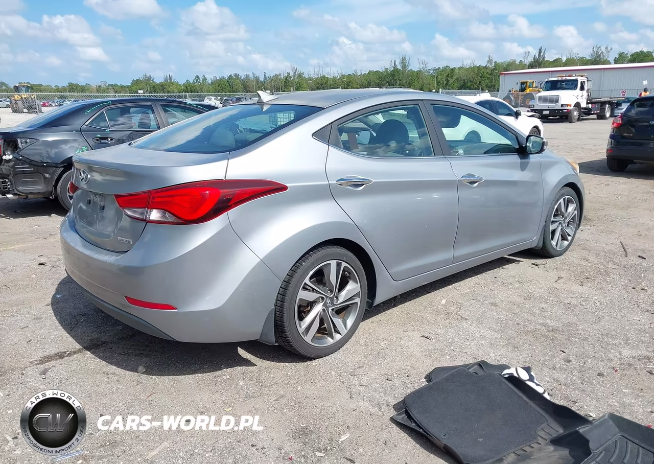 2015 Hyundai Elantra Limited VIN:5NPDH4AE4FH593482 - 4