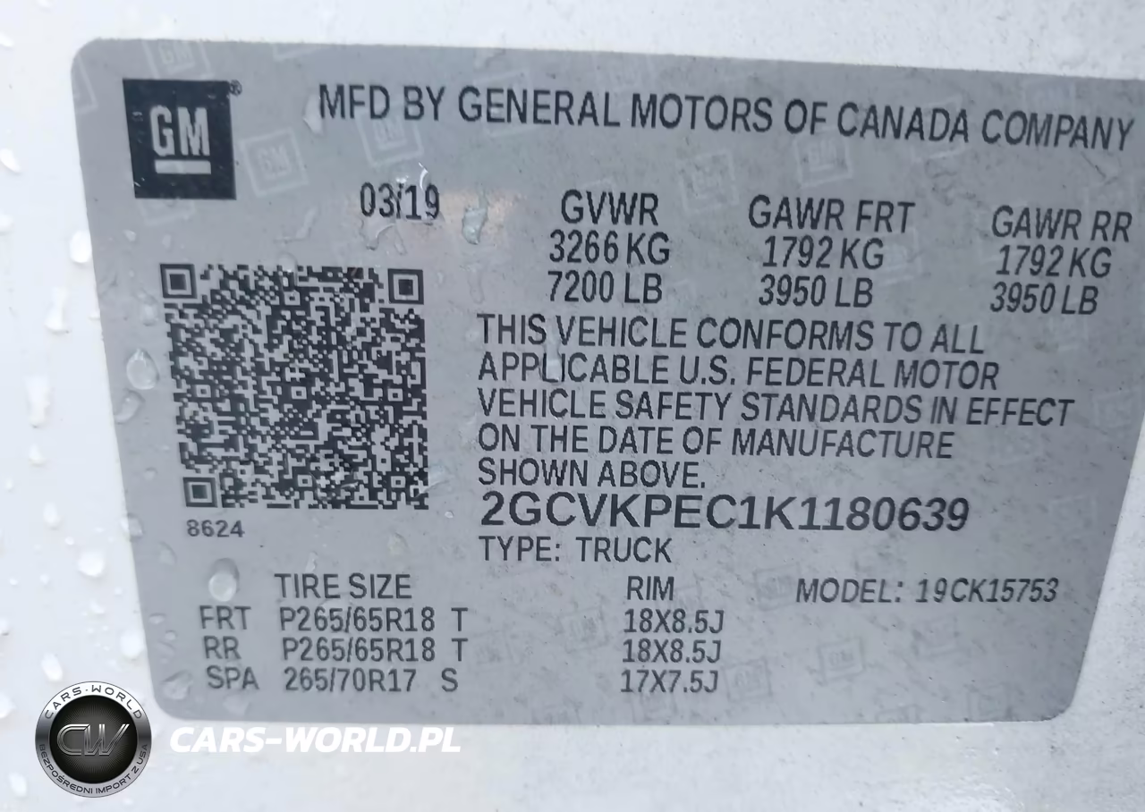 2019 Chevrolet Silverado 1500 Ld Lt VIN:2GCVKPEC1K1180639 - 9