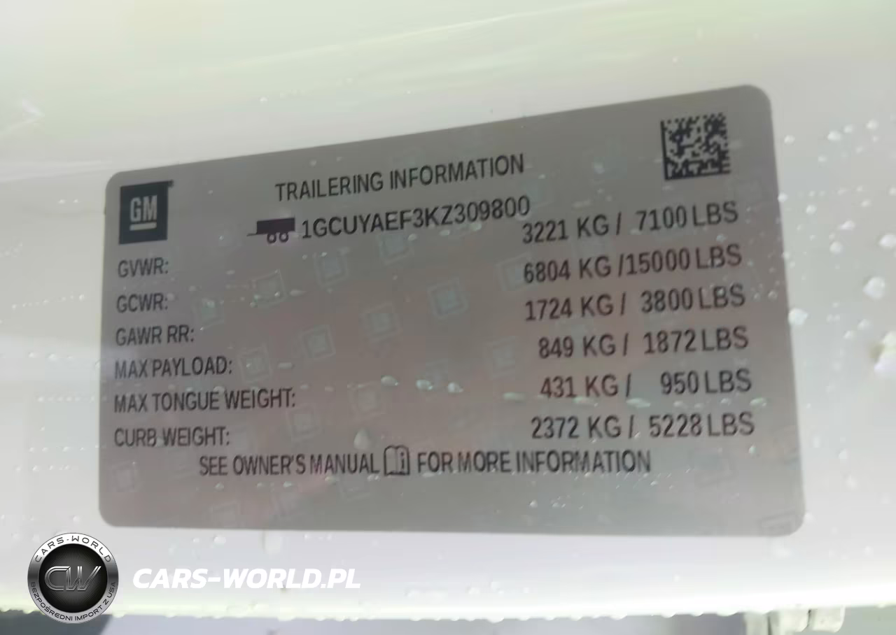 2019 Chevrolet Silverado 1500 Work Truck VIN:1GCUYAEF3KZ309800 - 9