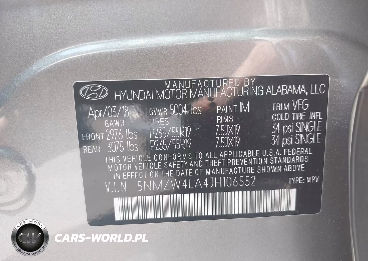 2018 Hyundai Santa Fe Sport 2.0T Ultimate VIN:5NMZW4LA4JH106552 - 9