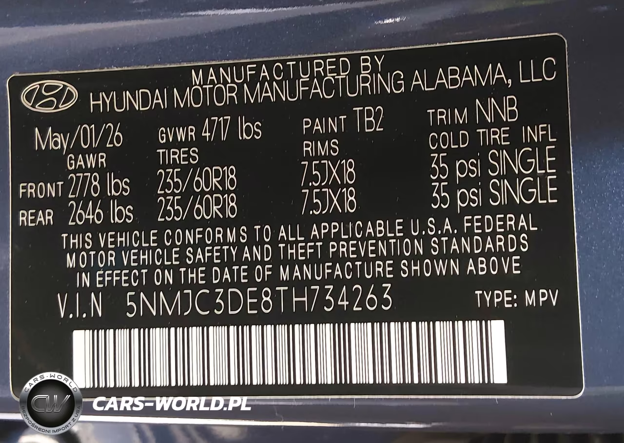 2026 Hyundai Tucson Sel Premium VIN:5NMJC3DE8TH734263 - 9