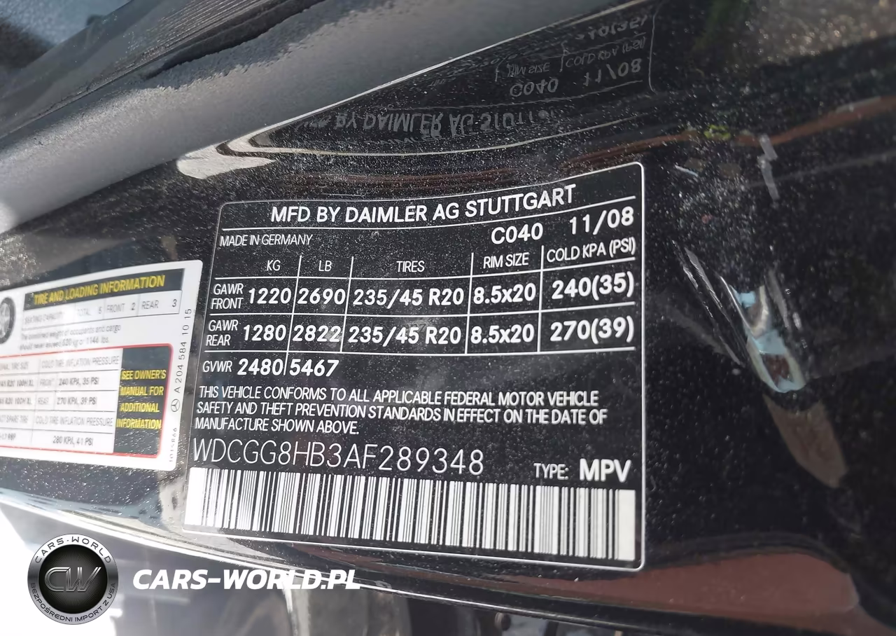 2010 Mercedes-Benz Glk 350 4Matic VIN:WDCGG8HB3AF289348 - 9