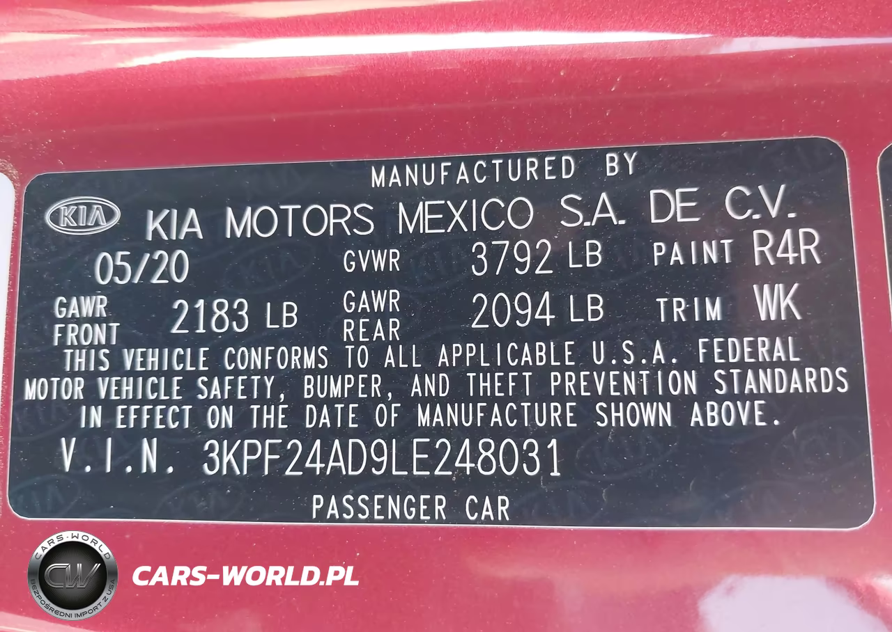 2020 Kia Forte Lxs VIN:3KPF24AD9LE248031 - 9