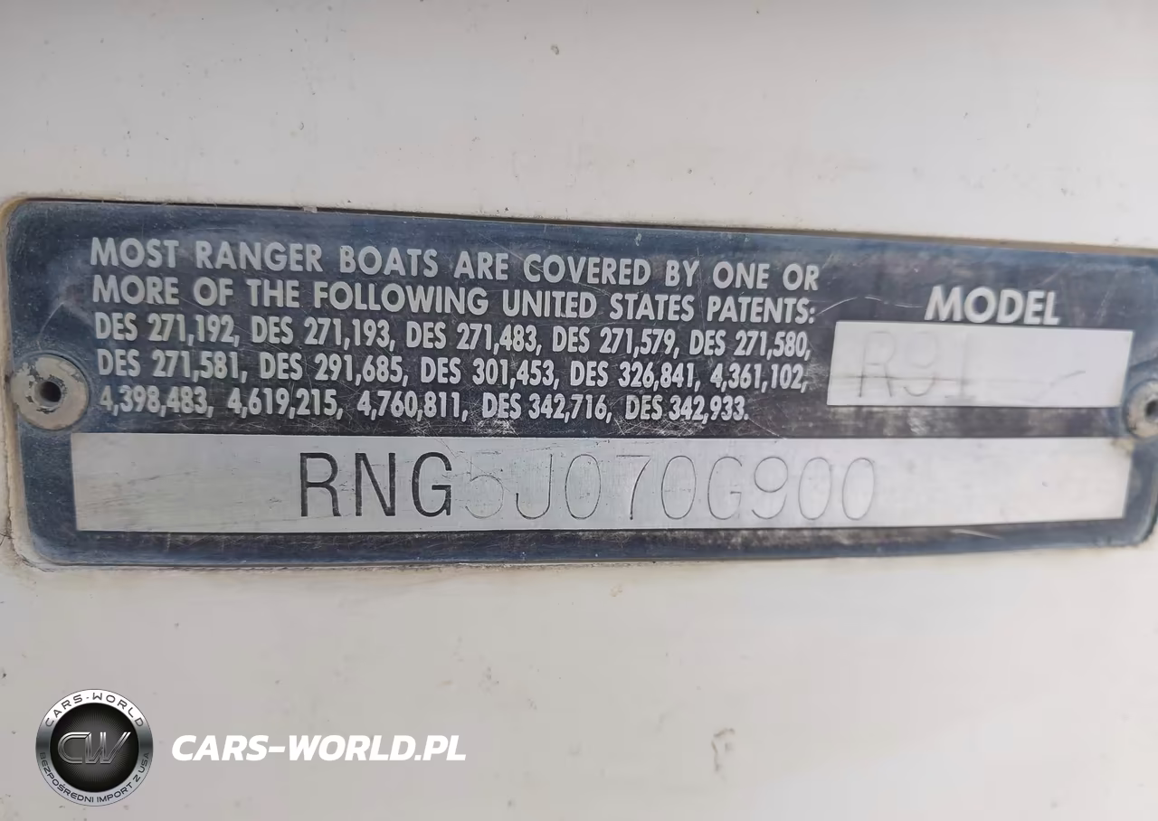 2000 Ranger Rng-R91 VIN:00000RNG5J070G900 - 9