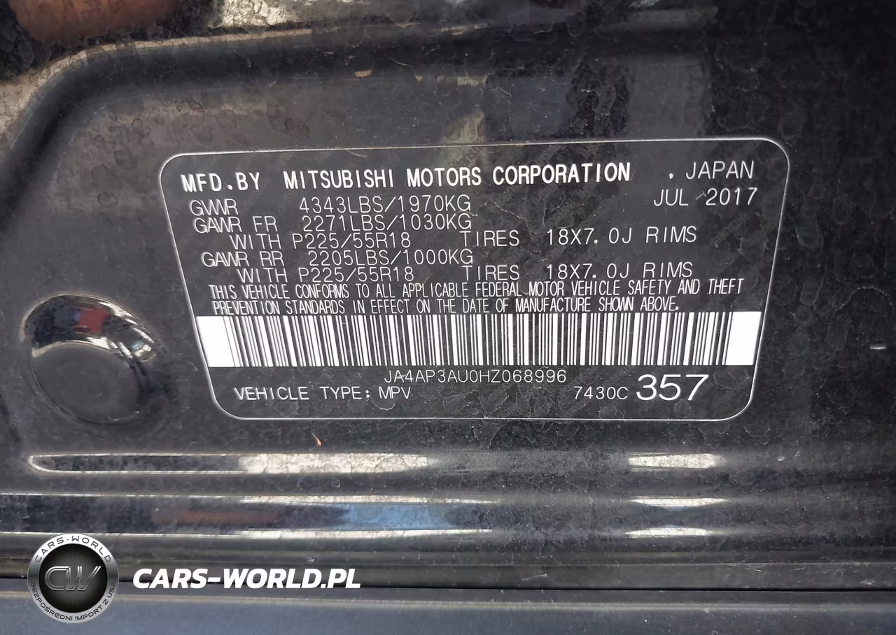 2017 Mitsubishi Outlander Sport 2.0 Le VIN:JA4AP3AU0HZ068996 - 9