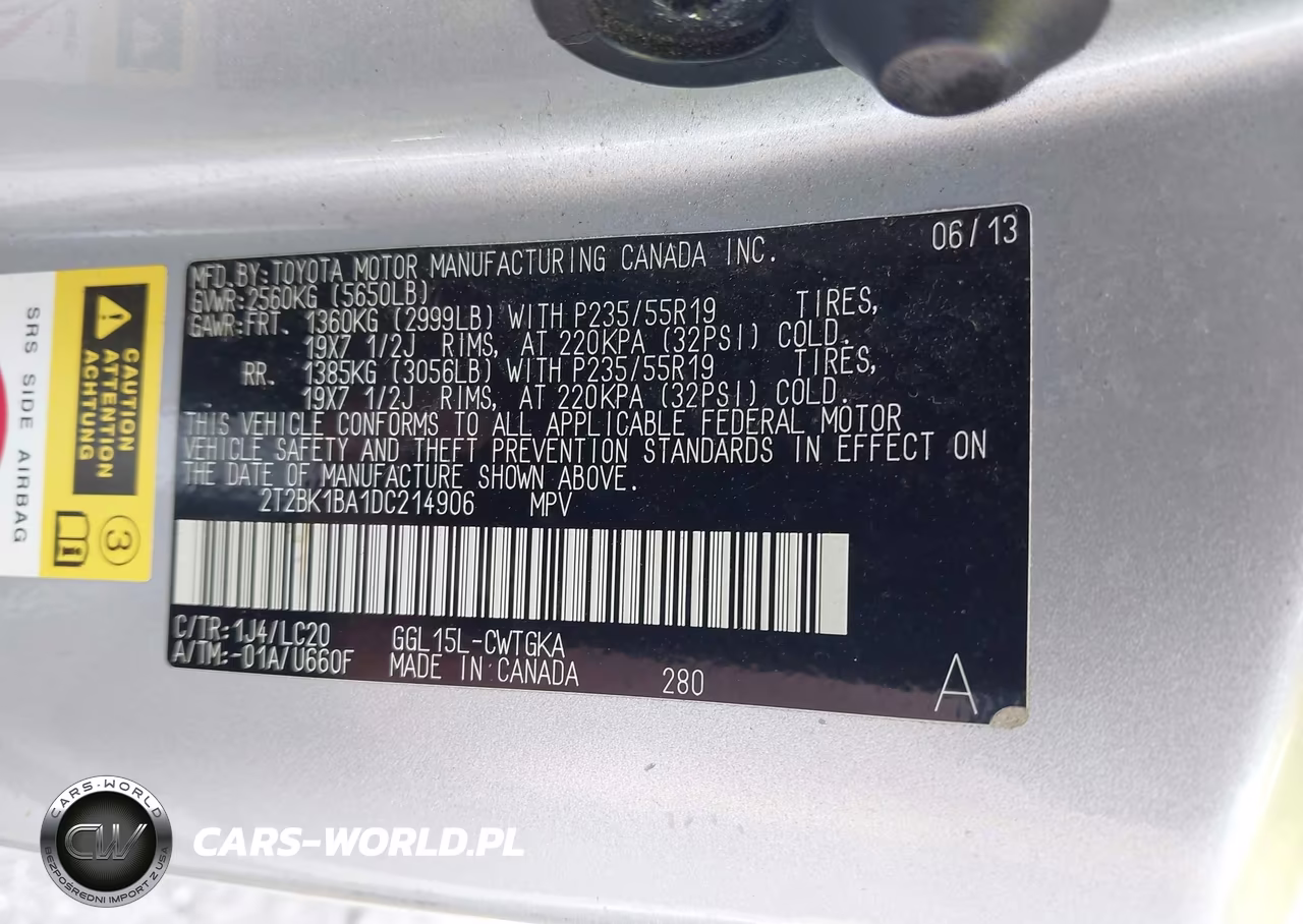 2013 Lexus Rx 350 VIN:2T2BK1BA1DC214906 - 9