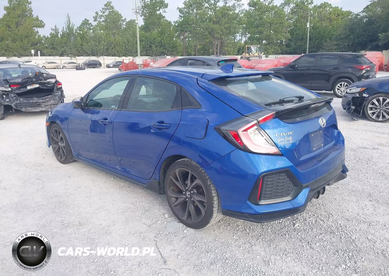 2018 Honda Civic Sport VIN:SHHFK7H45JU224726 - 3