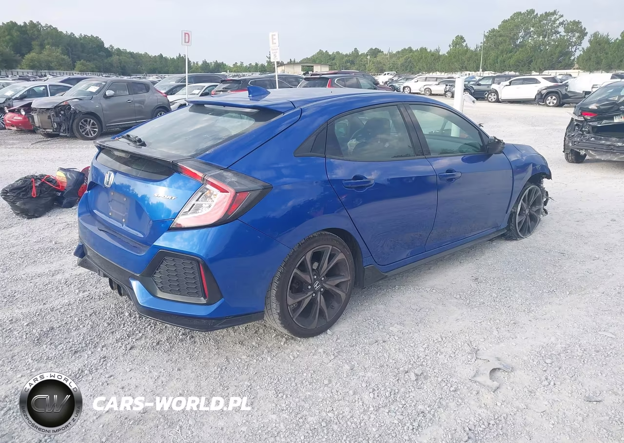 2018 Honda Civic Sport VIN:SHHFK7H45JU224726 - 4