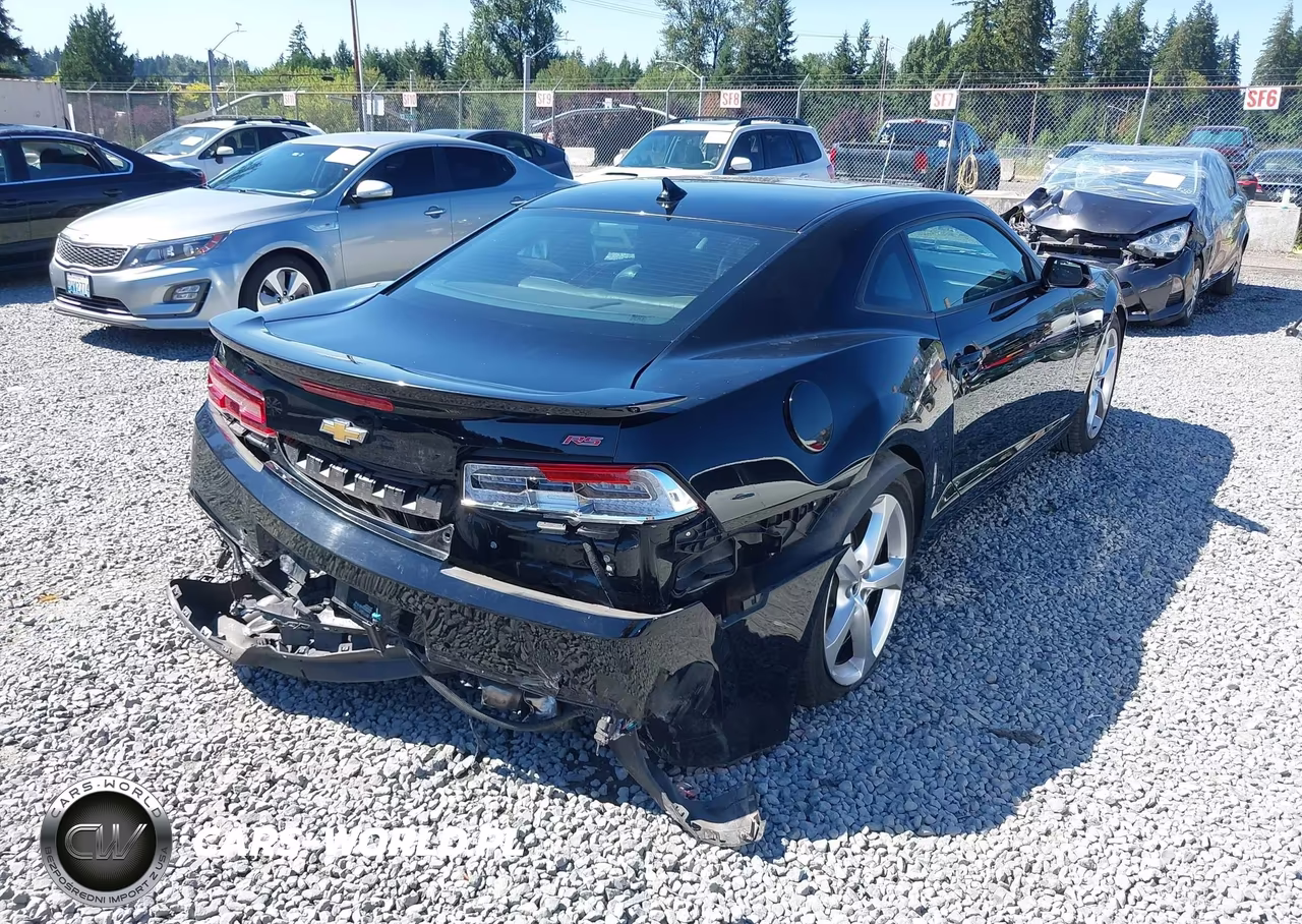 2015 Chevrolet Camaro 2Lt VIN:2G1FF1E33F9190076 - 4