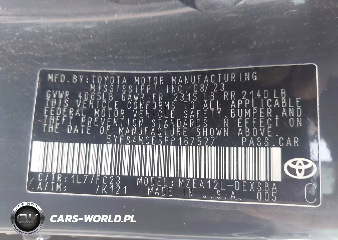 2023 Toyota Corolla Se VIN:5YFS4MCE5PP167627 - 9