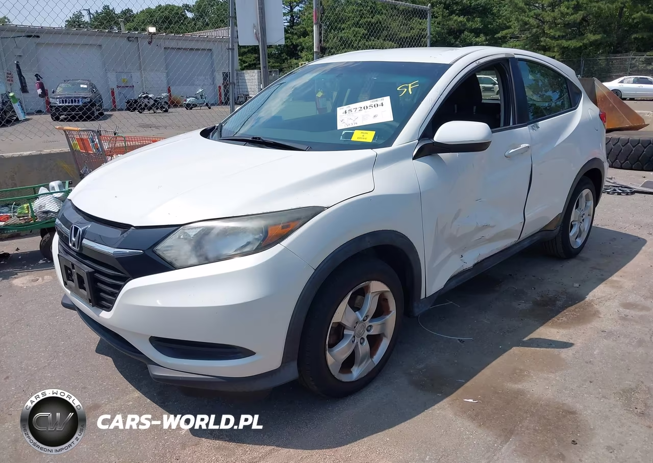 2016 Honda Hr-V Lx VIN:3CZRU5G3XGM704006 - 2